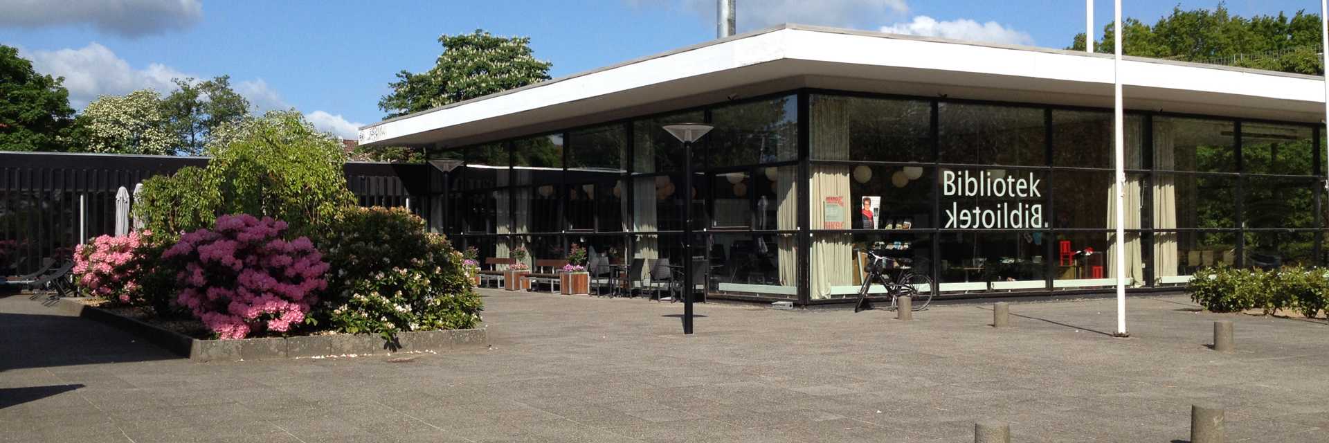 Billedet viser biblioteket i Virumhallerne